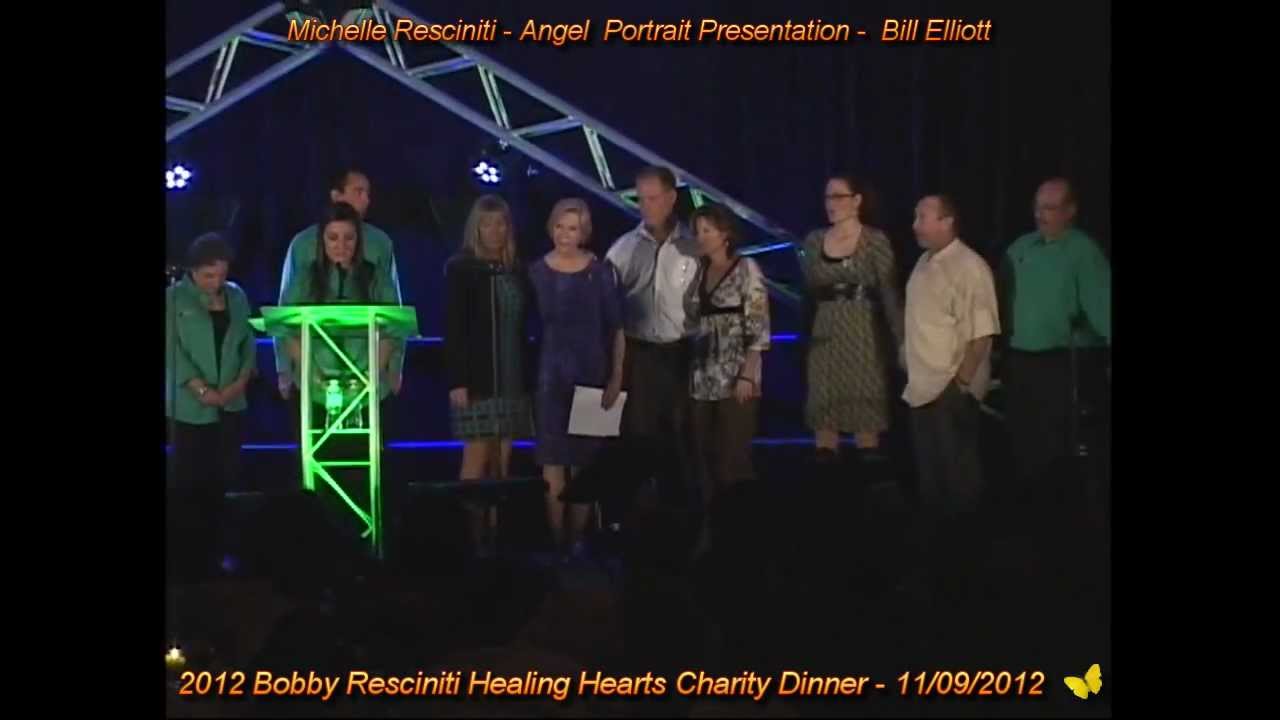 Michelle Resciniti - Portrait presentation - 2012 Bobby Resciniti Healing Hearts Charity Dinner