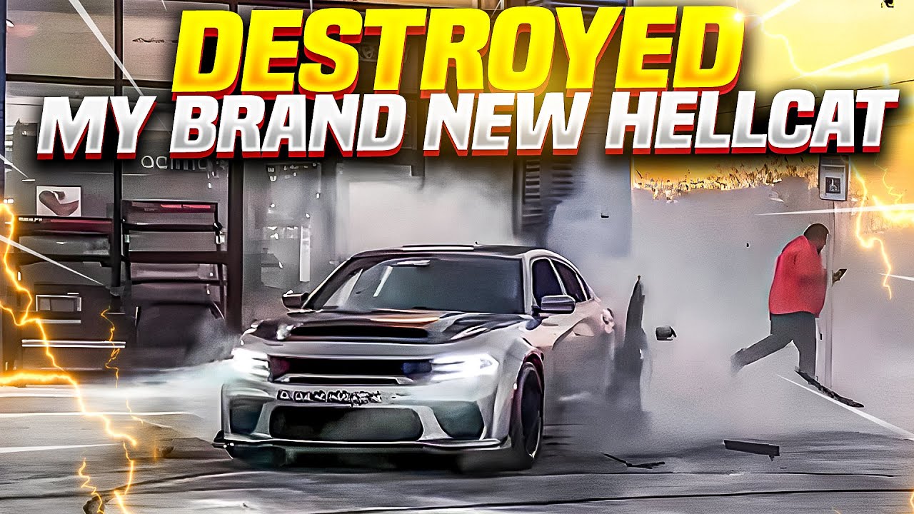 I Bought A SRT Hellcat and Destroyed It The Same Day! 😪💥