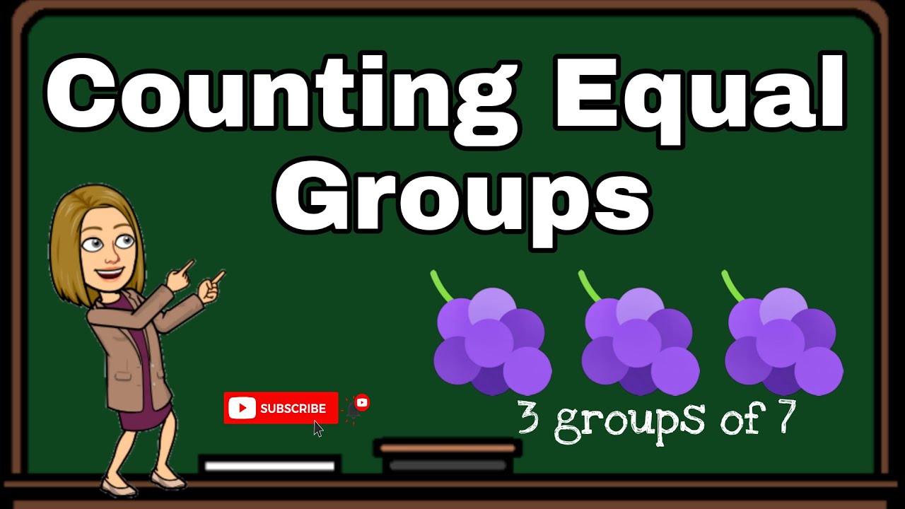 COUNTING EQUAL GROUPS | MATH 1 | Teacher Lee YT