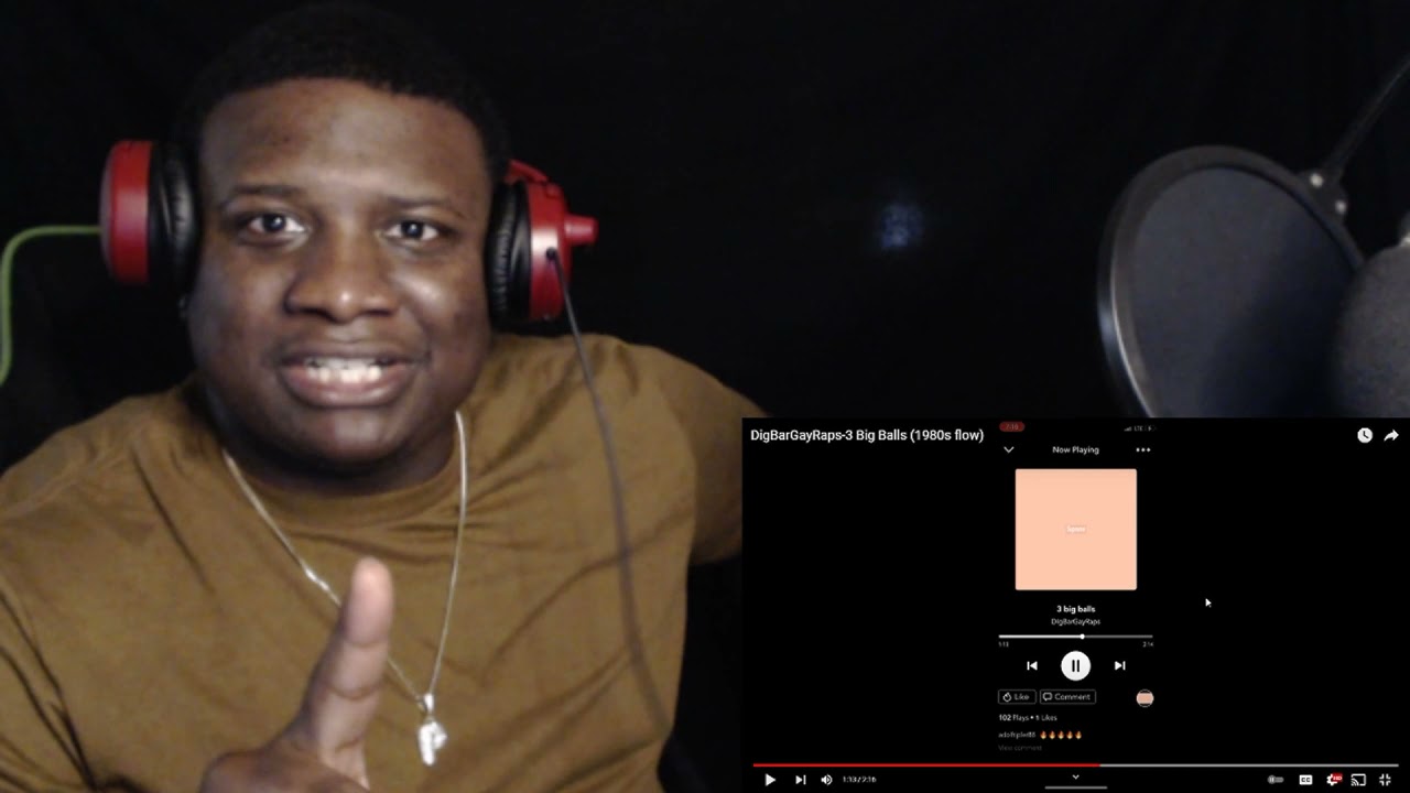 OLD SCHOOL SUS FLOW!!! DigBarGayRaps-3 Big Balls REACTION