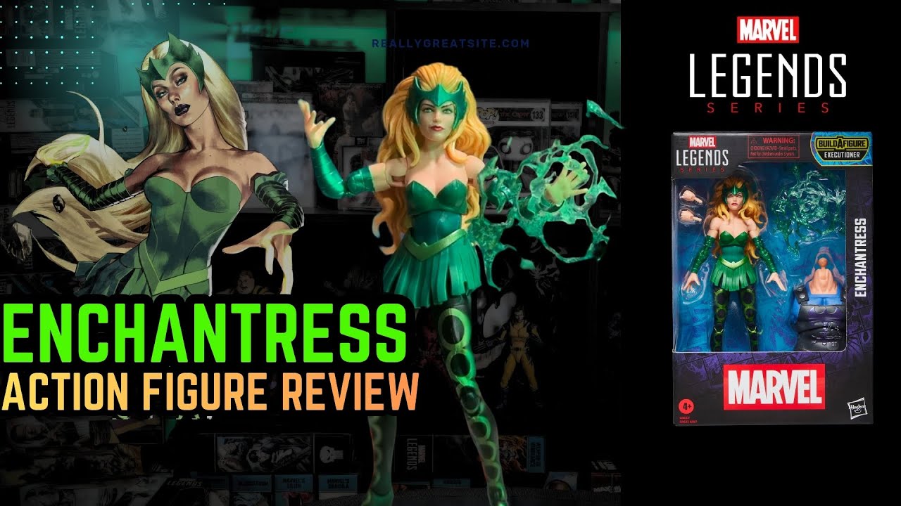 Обзор фигурки Wave из серии Marvel Legends Enchantress | Executioner Build-A-Figure