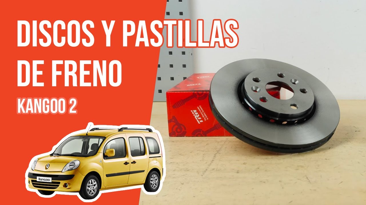 Cómo cambiar los discos y las pastillas de freno delanteros Kangoo 2 🚗