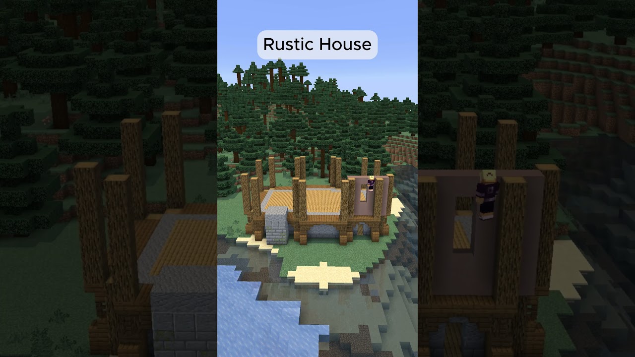 Rustic House #minecraftarchitecture #minecraft #minecraftbuilding #minecrafttimelapse #timelapse
