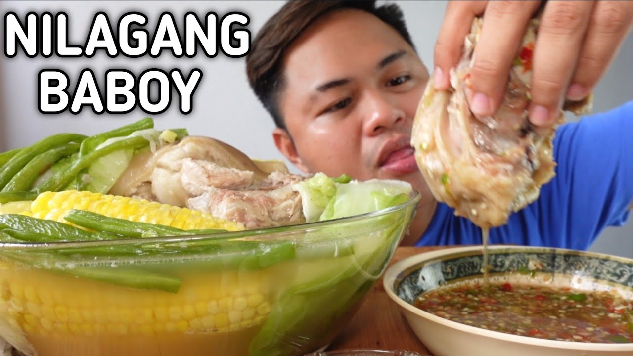 NILAGANG PATA AT BUTO BUTO NG BABOY | MELT IN YOUR MOUTH | INDOOR COOKING | MUKBANG PHILLIPINES