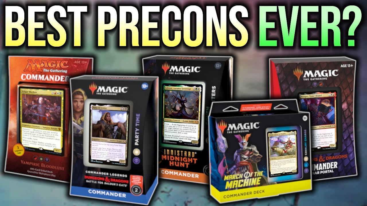 The Top 5 Commander Precons of ALL TIME