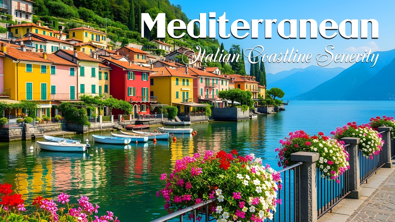 Chill Mediterranean Music Nostalgia 🏡🌊 Soothing Mediterranean Music & Romantic Coastal Serenity