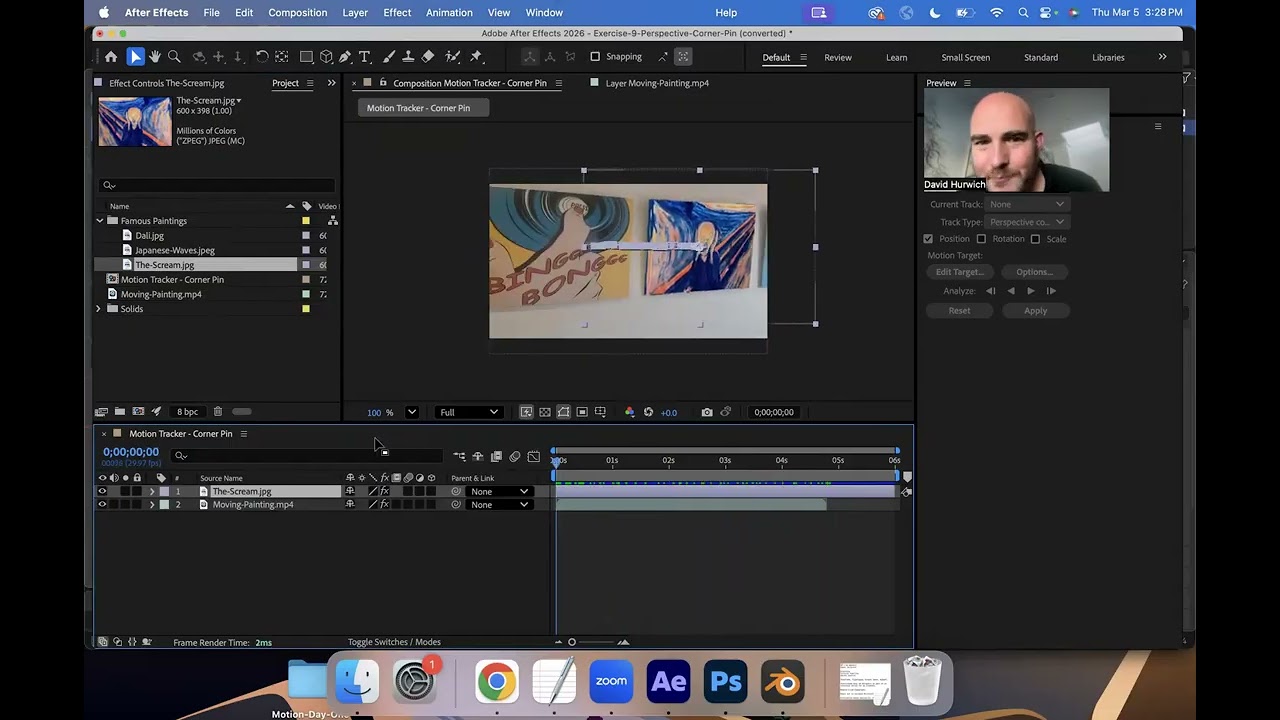 Motion Tracker: Perspective Pin