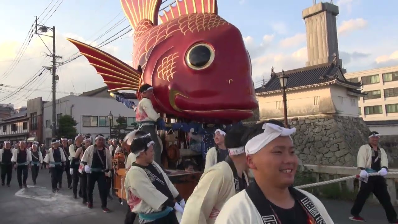 ２０２５年　唐津くんち　御旅所神幸終了後