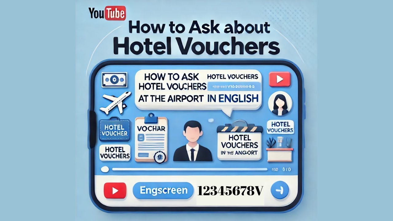 96.⏰How to Ask About Hotel Vouchers at the Airport in English