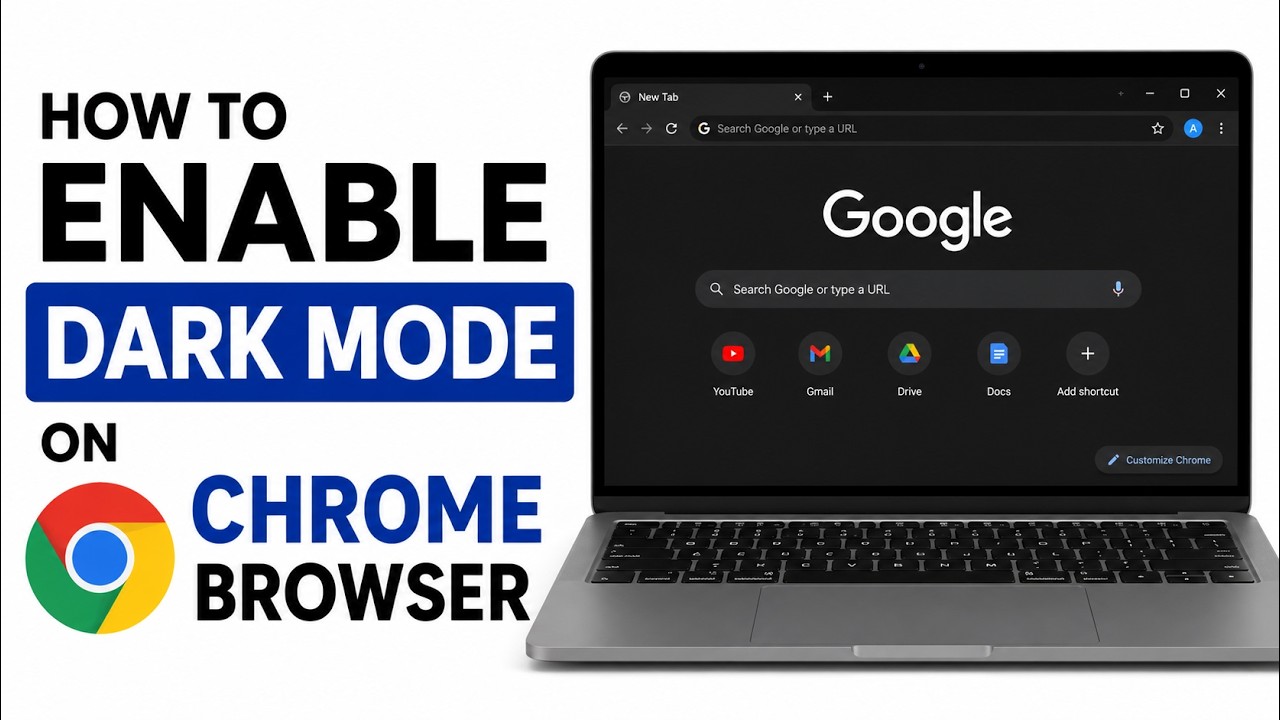 Как включить тёмную тему в Chrome