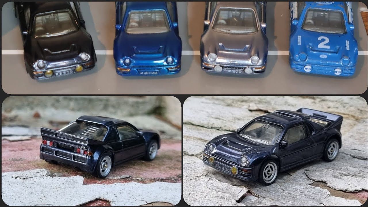 Модель Matchbox Ford RS200 - добавление деталей