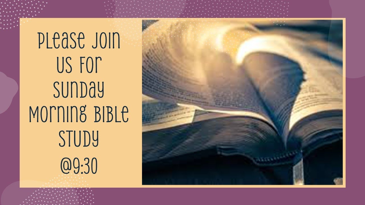 Bible Study - March 15