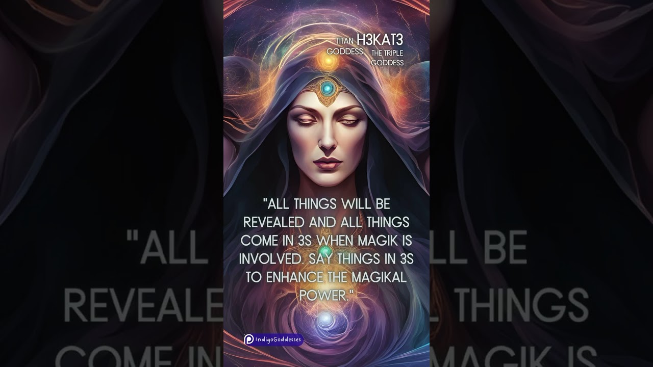 H3KaT3 - Hekate the triple Goddess- Channeled Message Quotes #hekate #goddess