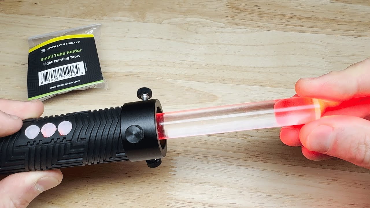 Small Tube Holder - RGB Critter Flashlight - Light Painting Tools