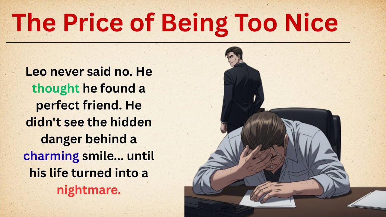 Learn English with Stories ⭐ The Price of Being Too Nice | Level 3 English