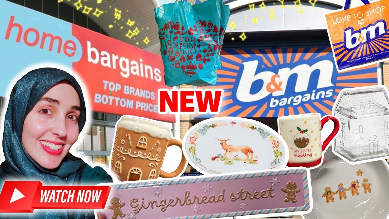 НОВИНКИ В ДОМАШНИХ СКИДКАХ, B&M ✨️ Покупки в Poundland 🥰 Видеоблог о рождественских распродажах 🛍