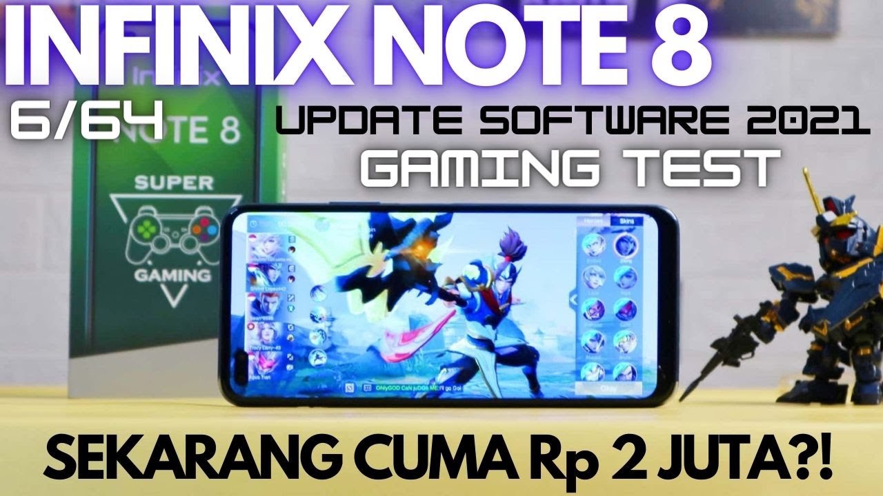 UPDATE SOFTWARE 2021! Gaming Test Infinix Note 8 Indonesia, Makin POWERFUL! || GADGET REVIEW #23