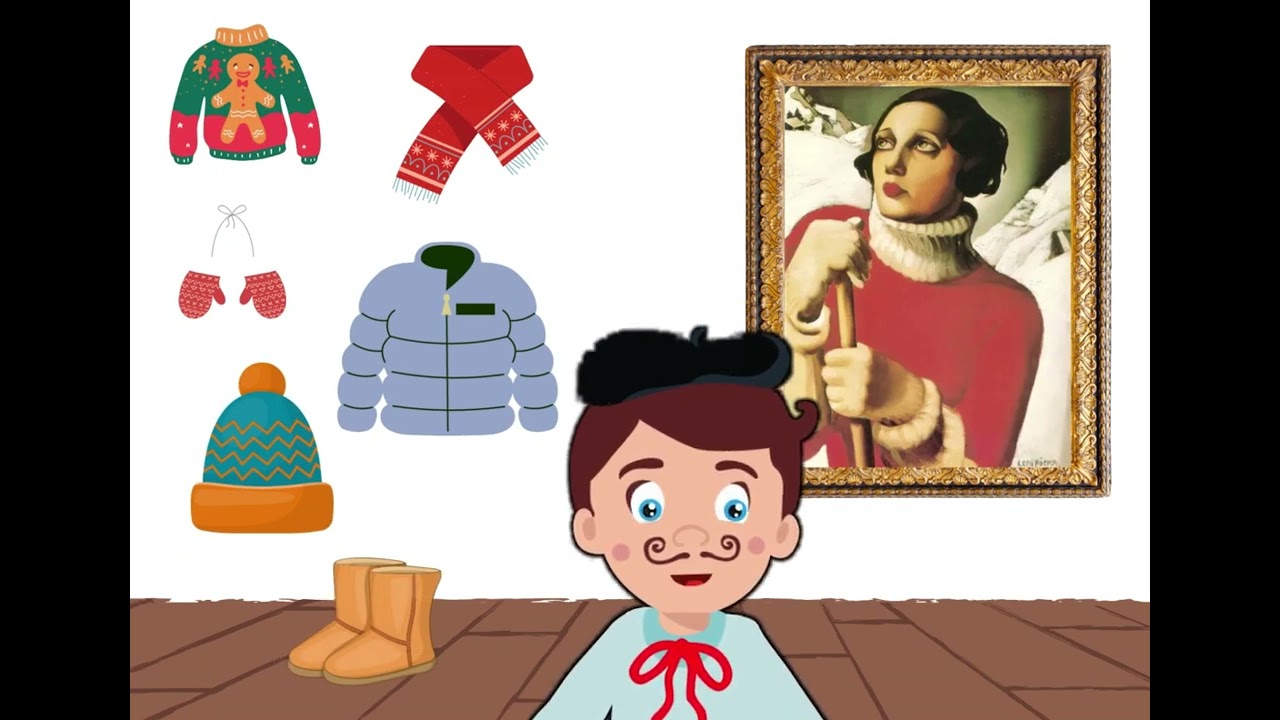 leo e le opere d'arte invernali