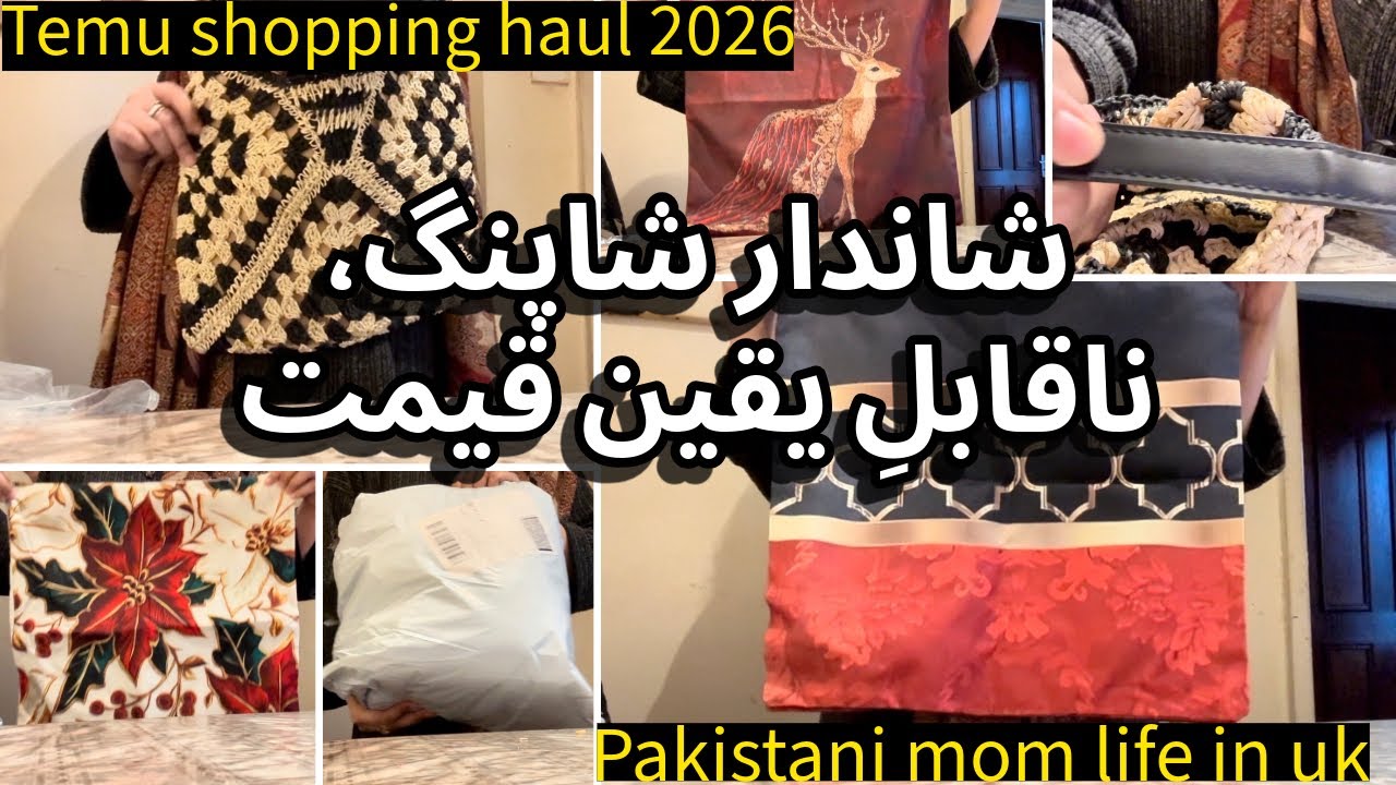 Under 15£ temu shopping haul 2026 surprised a Pakistani Mom  in UK