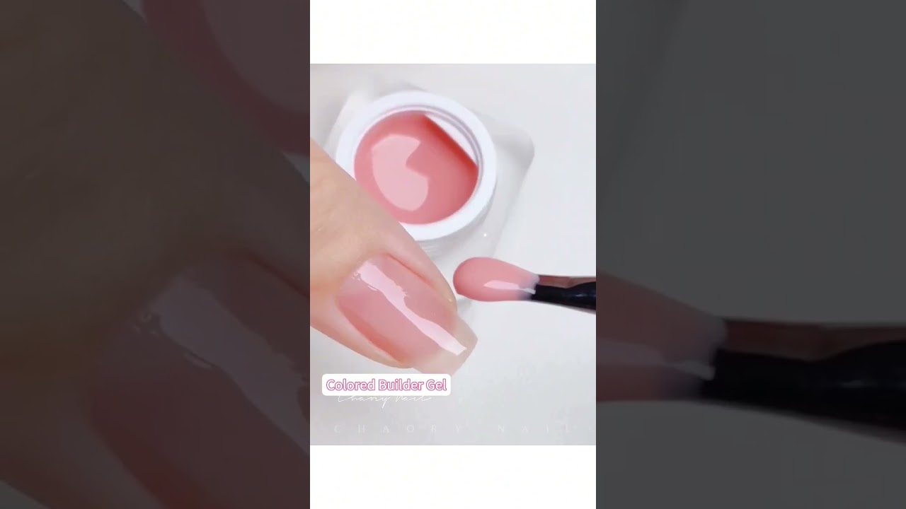 Colored builder gel