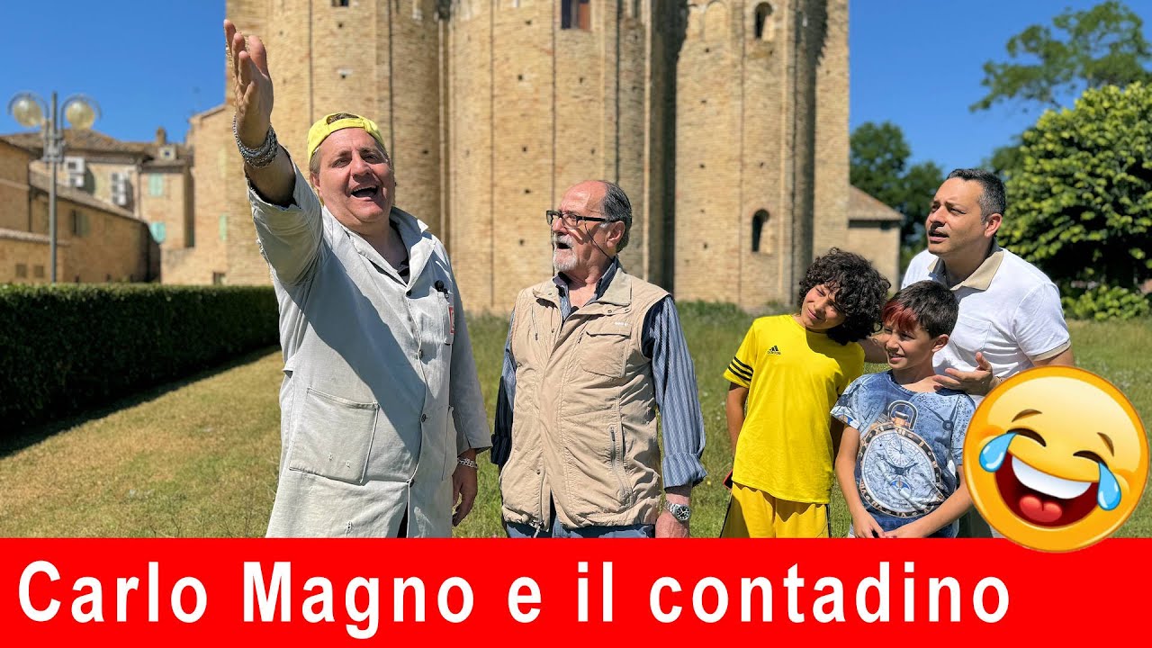 Carlo Magno e il contadino #scherzo #contadino #carlomagno