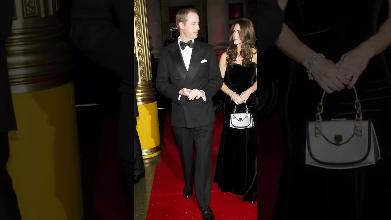 The Princess of Wales epitomizes timeless glamourin this stunning black velvet gown 🥰🖤#royalfamily