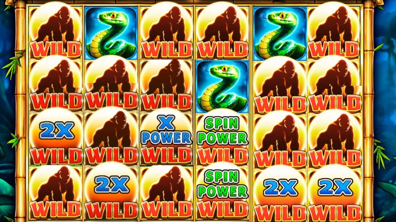 BIG WIN on KONG WONDER WILDS SLOT 🌴 WILD REELS & MEGA PAYS!