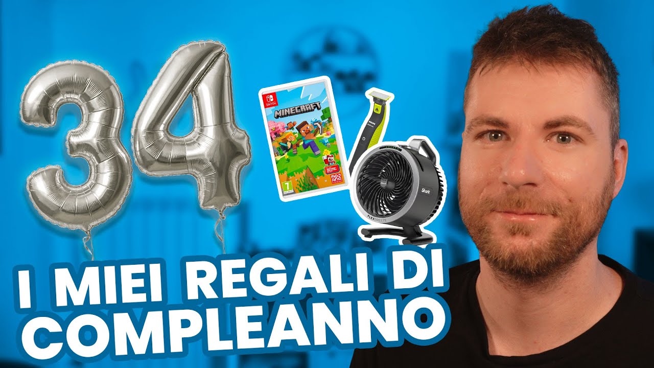 Regali per il mio 34° compleanno! 🎂