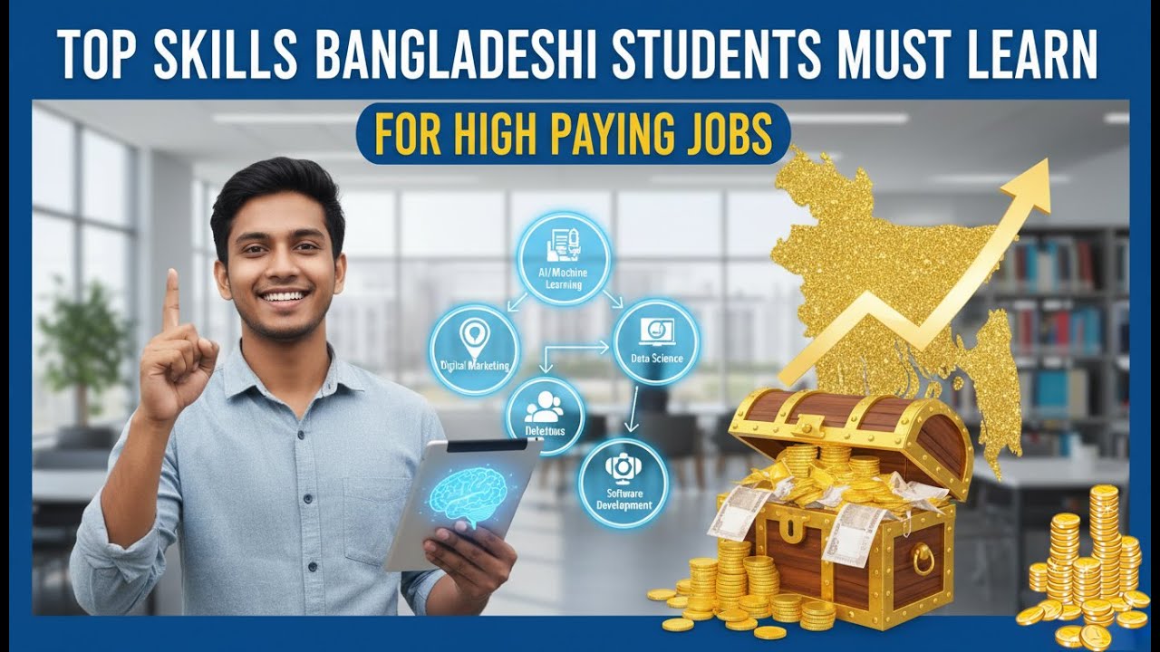 Top Skills Bangladeshi Students Must Learn for High Paying Jobs | Cloud School Pro | CSP | English