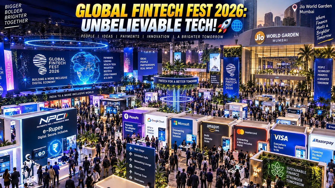 GFF 2026 Walkthrough! 🚀 Global Fintech Fest, Jio World Garden Mumbai (Full Event Tour)