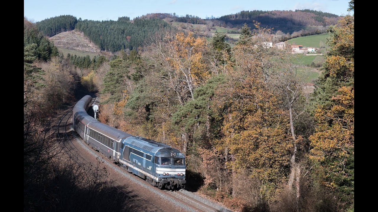 Les BB67300/400 Trains intercités Lyon Tours/Nantes-Partie 1/2