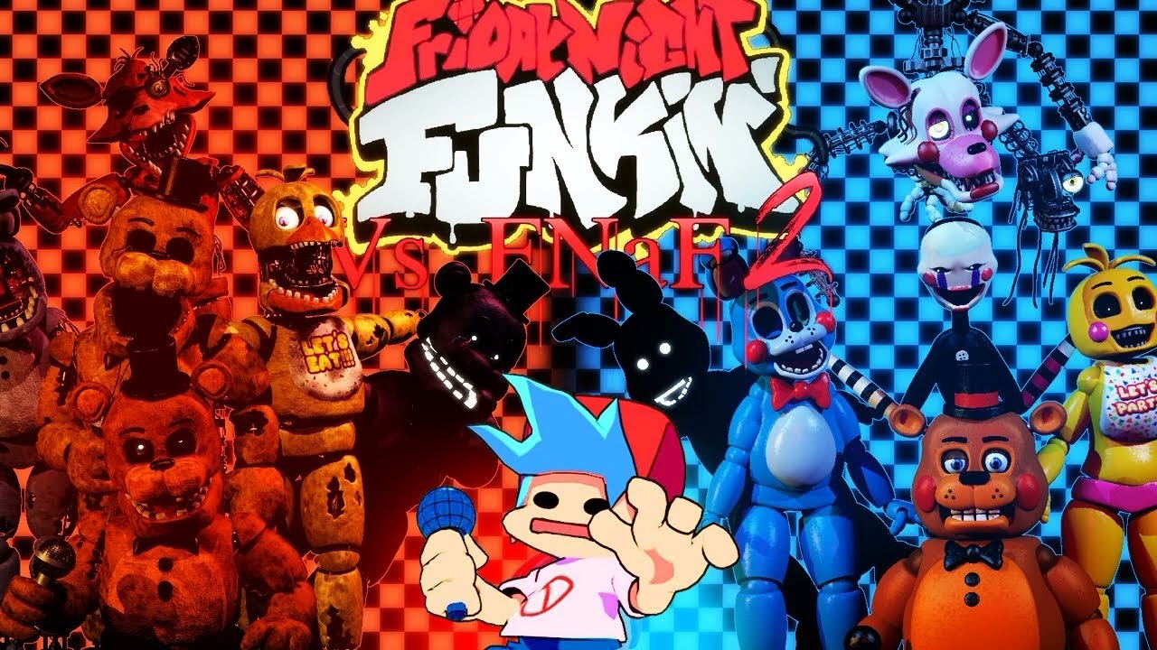 FNF VS. FNAF 2 OST- Fallen Star Instrumental (Song by @Thunder92)