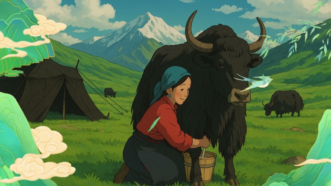Fading Light, Gentle Hope: Tibetan Folk Song | A Song of the Plateau