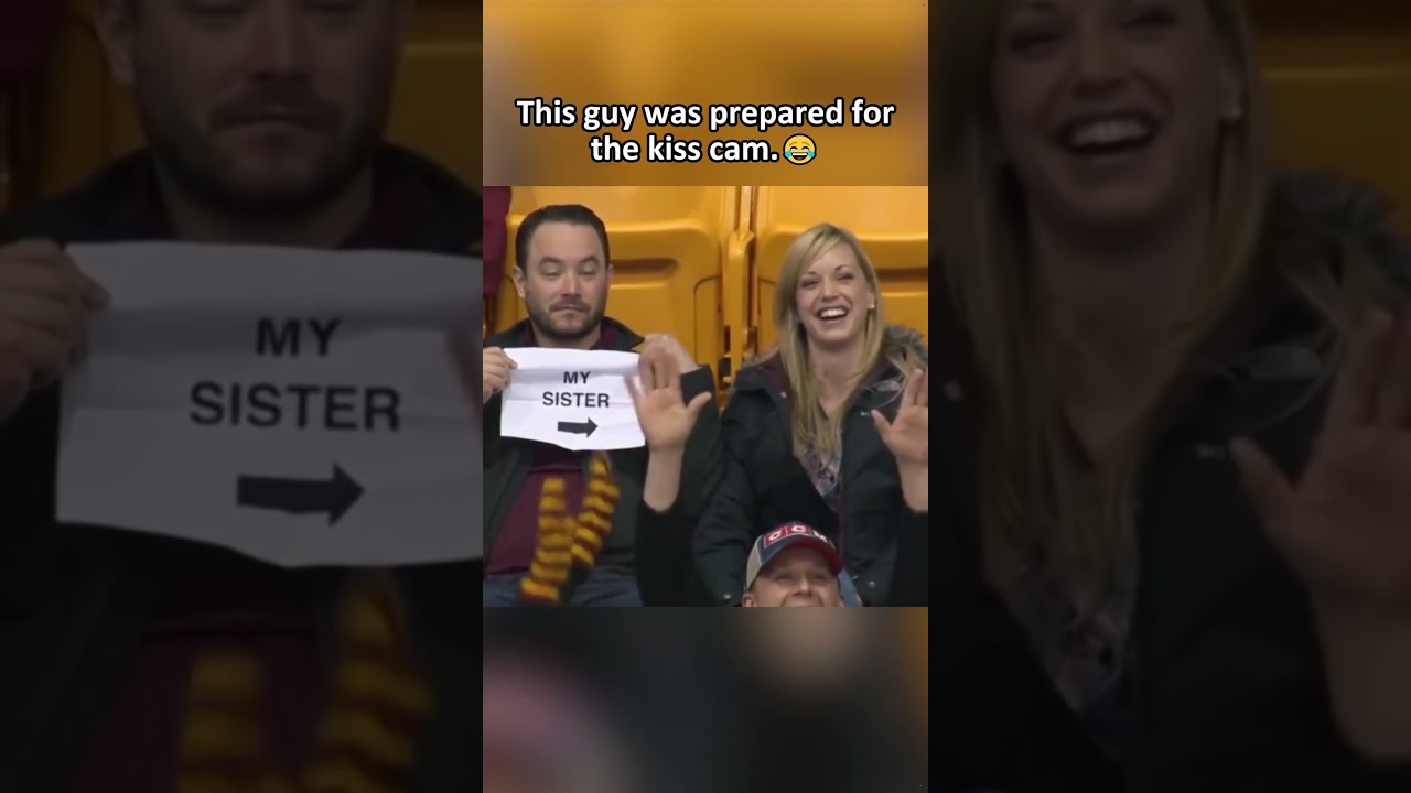 Funniest kiss cam🤣#jumbotron #nba #kisscam #wholesome