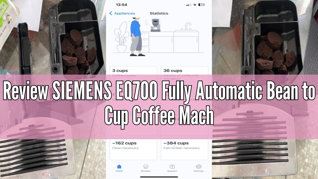 Review SIEMENS EQ700 Fully Automatic Bean to Cup Coffee Machine, 5