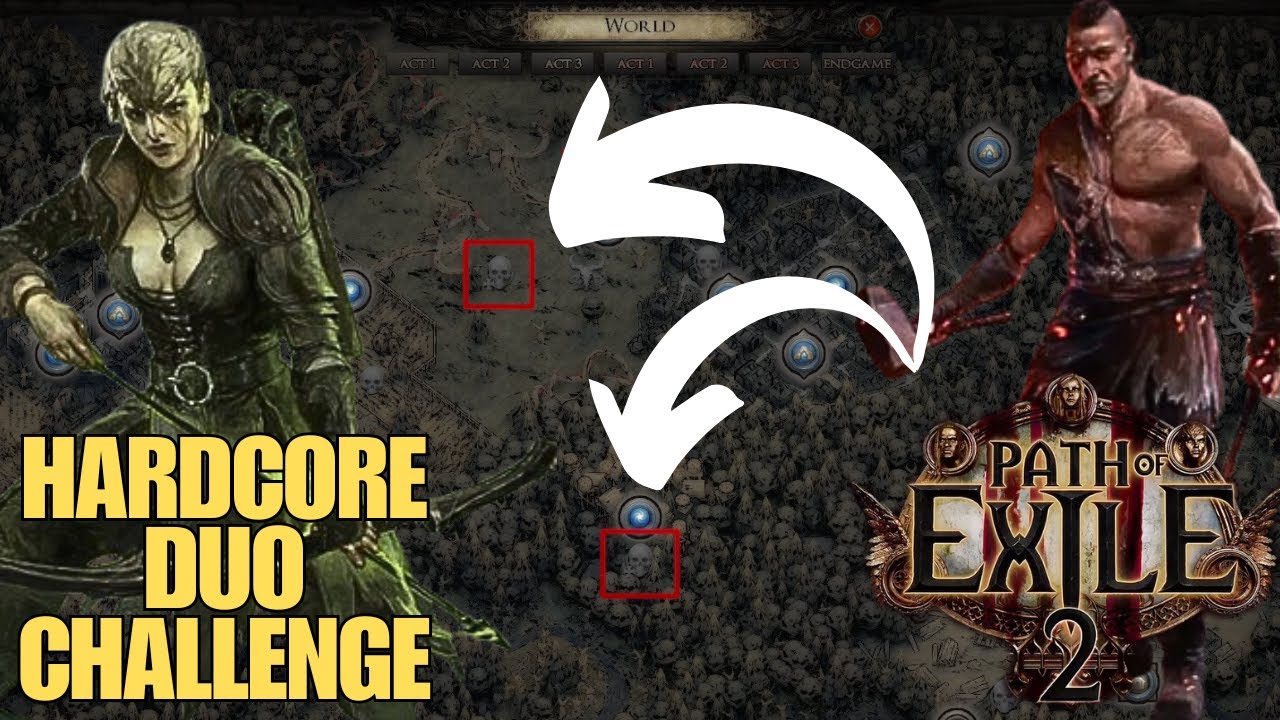 Near the End of Act 1! Hardcore Duo Faces the Executioner - PoE2 EP 5