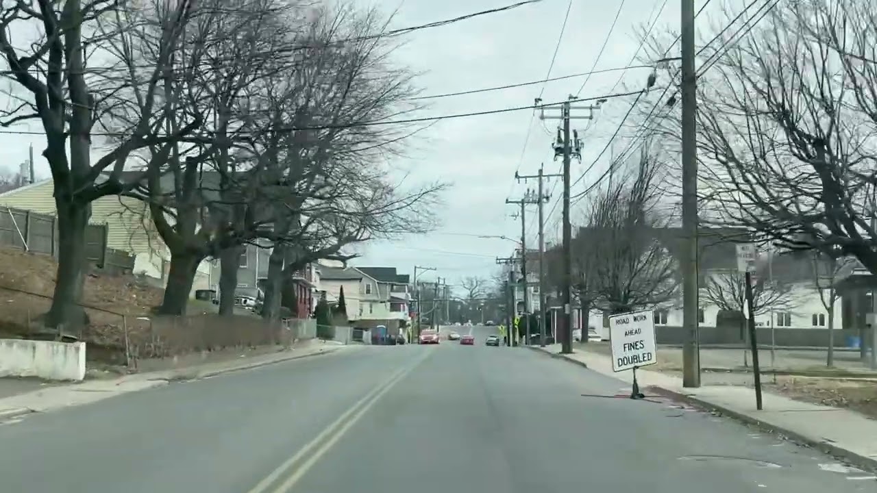 Drive through Waterbury ￼