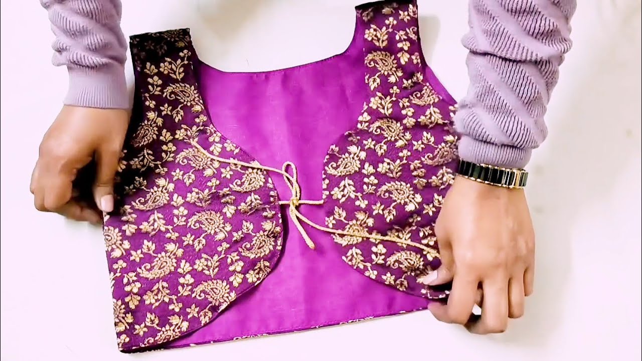 kurti Jacket Cutting and Stitching Very Easy For Beginners | Dress Jacket
