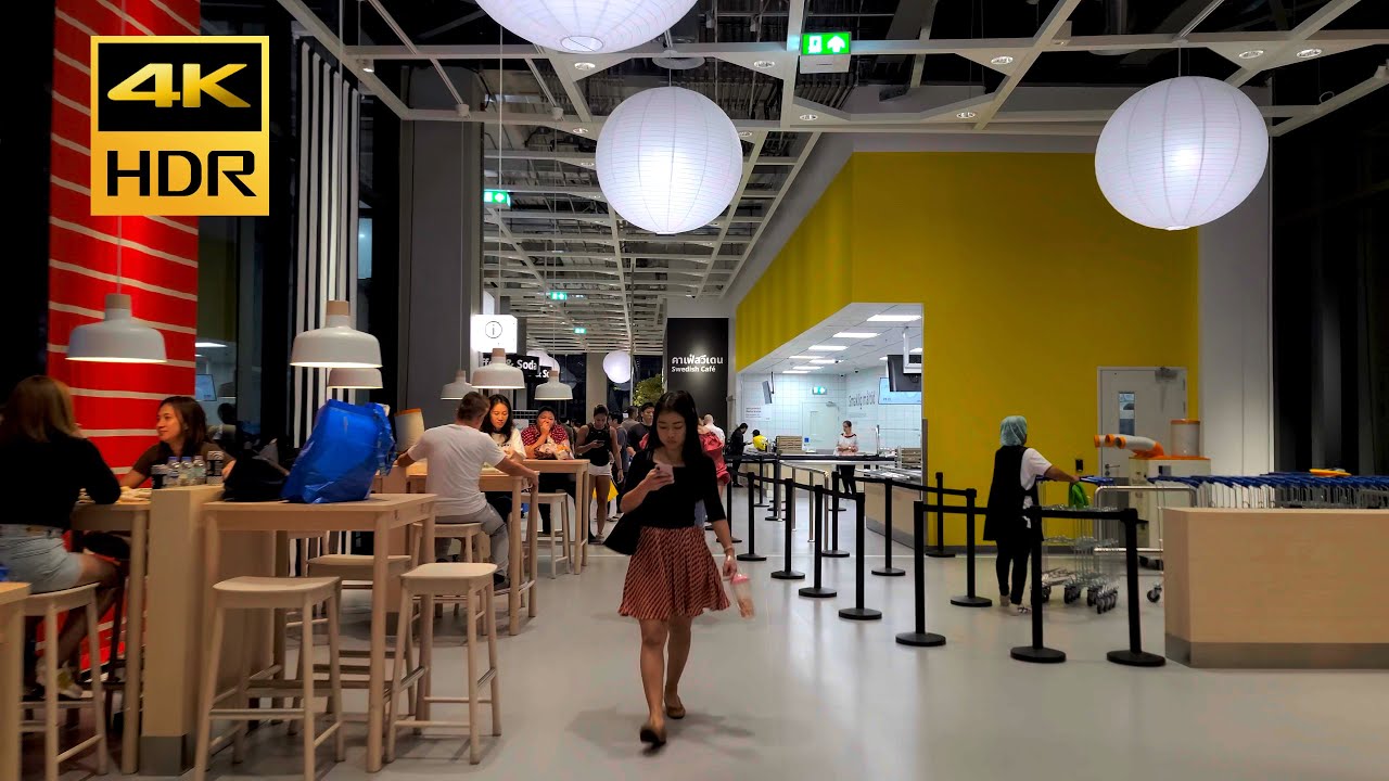 4K HDR | Swedish Restaurant & Cafe at IKEA Sukhumvit / Bangkok