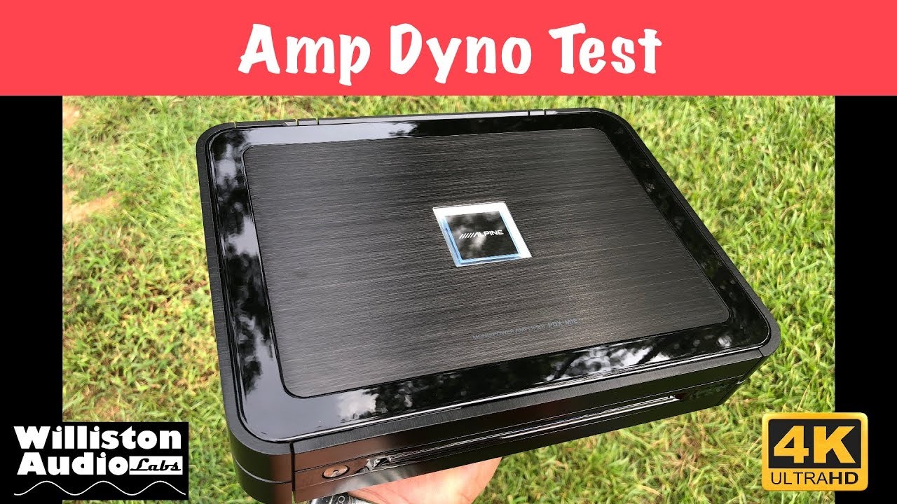 Alpine PDX-M12 Amp Dyno Test