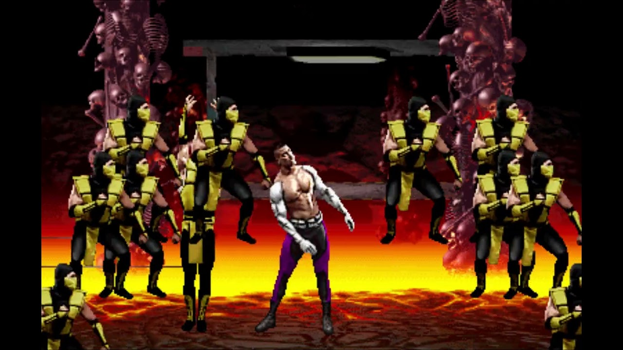 UMK3 Arcade - Scorpion Fatality Glitch