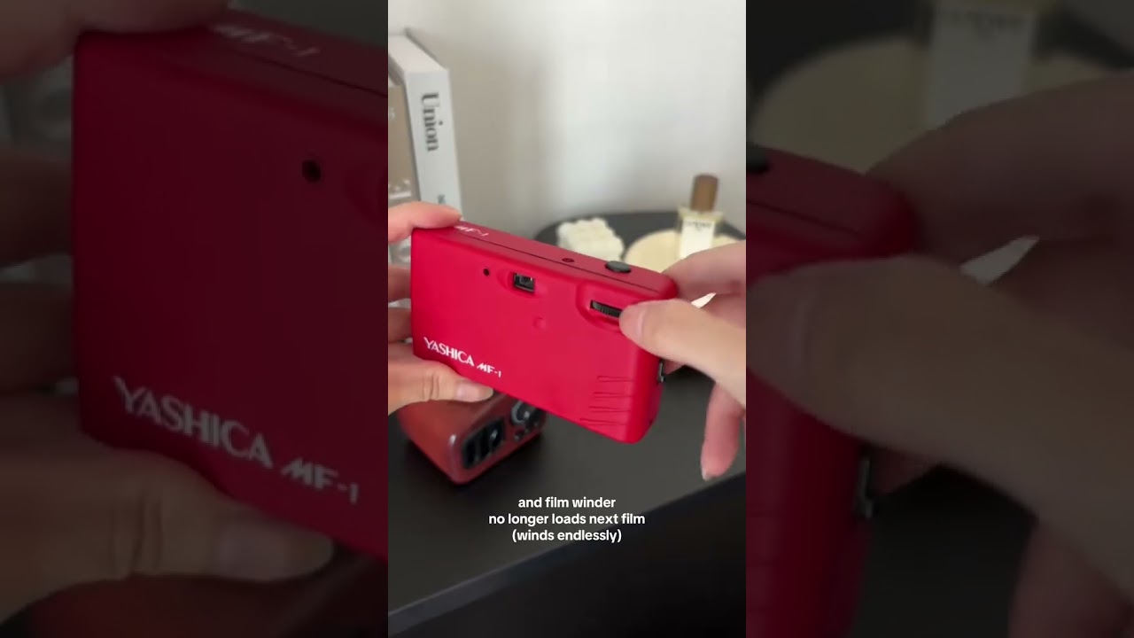 How to remove film from the YASHICA MF 1