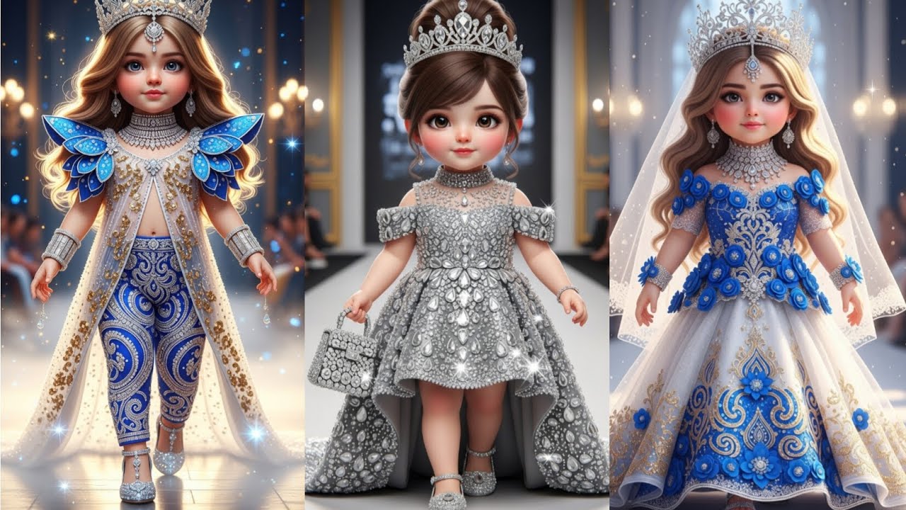 🎀 Adorable Baby Fashion Show 💕 | AI Ramp Walk | Stage Performance #aiart #aifashion #trend 