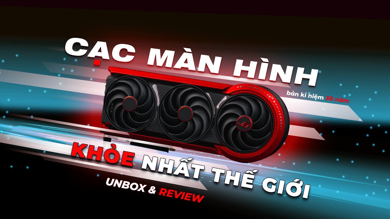 Unboxing ROG Matrix RTX 5090 30th Anniversary Edition | Trên tay “quái vật” GPU phiên bản giới hạn
