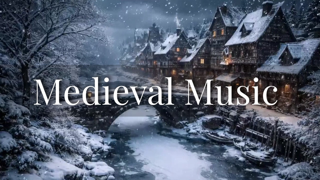 Medieval Music & Winter Village Ambience ❄️Fantasy Songs for Relaxation, Study & Sleep (3 Hours)