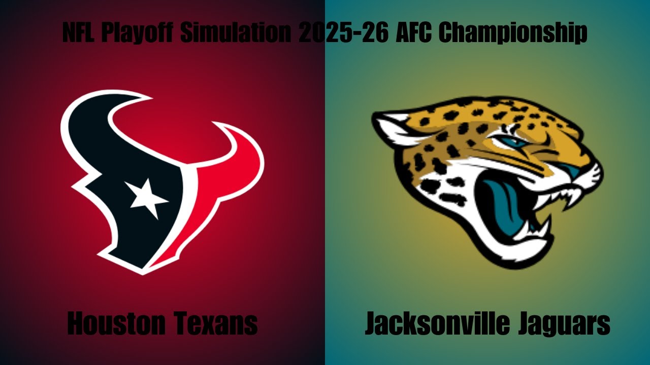 NFL Playoff Simulation 2025-26 AFC Championship - Houston Texans vs. Jacksonville Jaguars