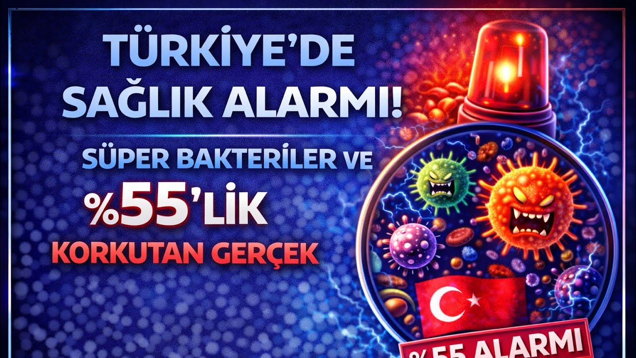 Türkiye’de Sağlık Alarmı! 🚨 Süper Bakteriler ve %55’lik Korkutan Gerçek