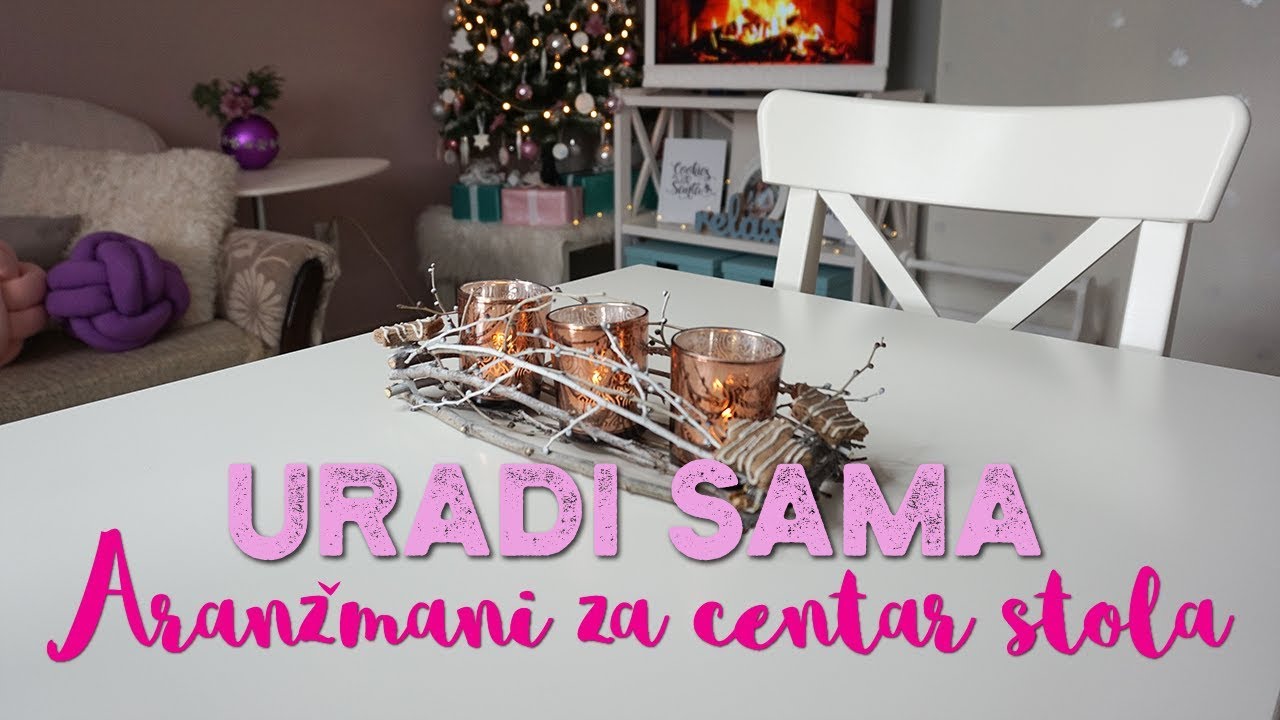 Praznični aranžmani za sto | URADI SAMA
