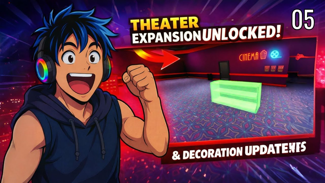 I Decorated My Theater & Unlocked the Right Expansion! | Ultimate Theater Simulator