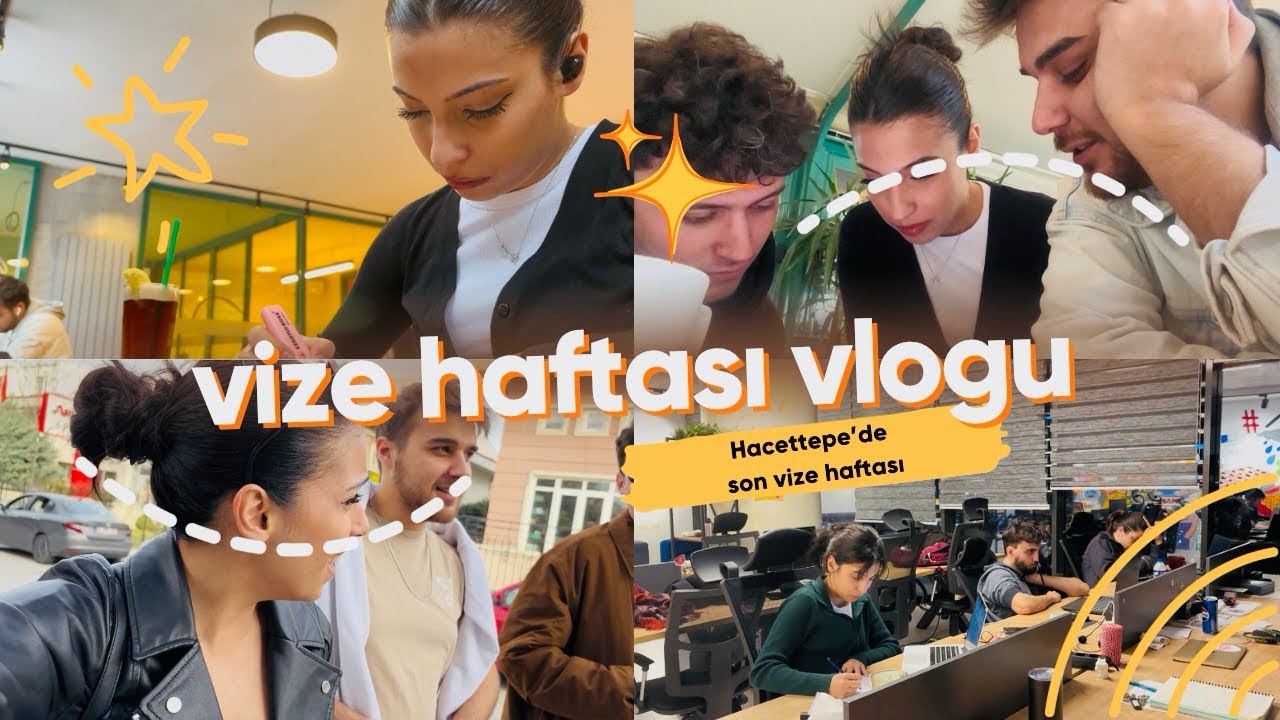 HACETTEPE’DE VİZE HAFTASI | ders çalışmaya çalışıyoruz…